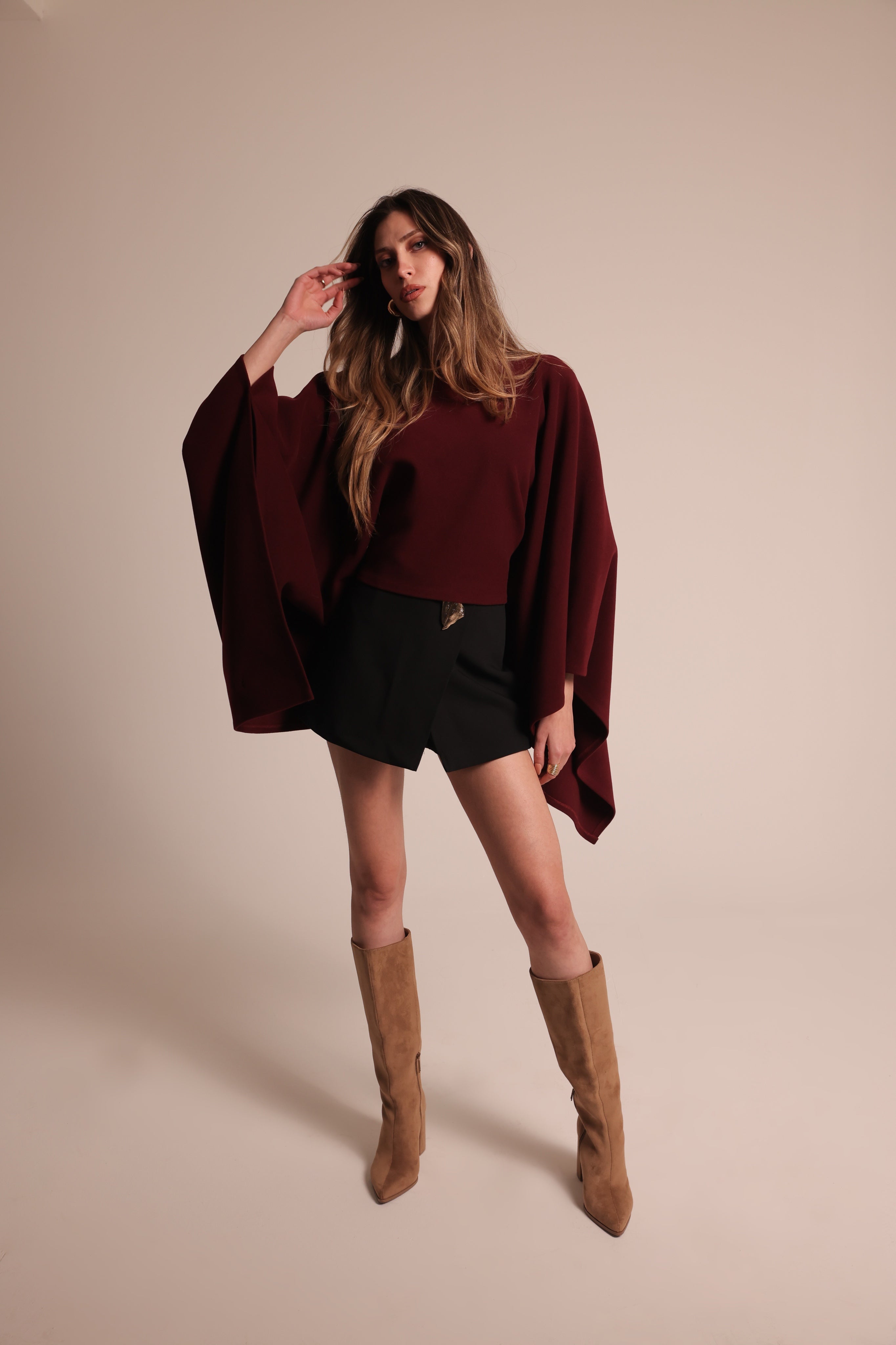 Muse Top Burgundy
